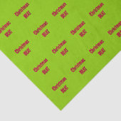 クリスマスレッドとブラットグリーン 薄葉紙 (詳細)