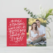 クリスマスレッドの魔法 シーズンカード (スタンド正面)