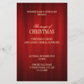 クリスマスレッドキャンドルイベントチラシ チラシ (裏面)