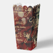 クリスマスレッドグリーンゴールドお気に入りボックス フェイバーボックス (裏面)