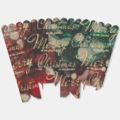 クリスマスレッドグリーンゴールドお気に入りボックス フェイバーボックス (見開き)
