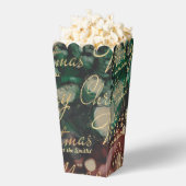 クリスマスレッドグリーンゴールドお気に入りボックス フェイバーボックス (はじけた状態)