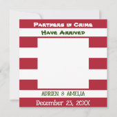 クリスマスレッドグリーンストライプベビーツイン発表 (正面)