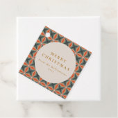 クリスマスレッドグリーンミッドセンチュリースターカスタムズ フェイバータグ (インサイチュ)