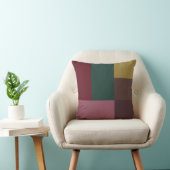 クリスマスレッドグリーン金ゴールドピンクブラウンカラーブロック クッション (椅子)