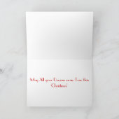 クリスマスレッドコルベット シーズンカード (内部)