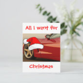 クリスマスレッドコルベット シーズンポストカード (スタンド正面)