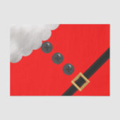 クリスマスレッドサンタクローススーツフェスティバルホリデー 薄葉紙 (正面)