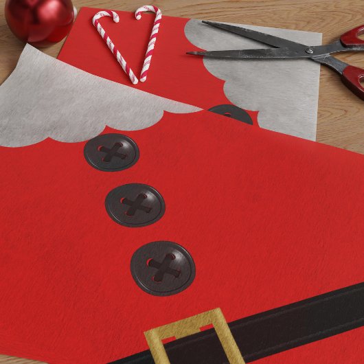 クリスマスレッドサンタクローススーツフェスティバルホリデー 薄葉紙