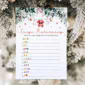 クリスマスレッドサンタベビー絵文字ゲーム 招待状