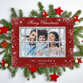 クリスマスレッドシルバーフォトウィンドウの予算 チラシ