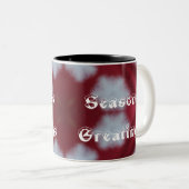 クリスマスレッドシーズンズのコーヒーカップマグカップ ツートーンマグカップ (正面右)