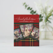 クリスマスレッドタータンチェックフォトコラージュ (スタンド正面)