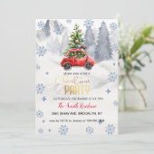 クリスマスレッドトラック、雪山 招待状 (スタンド正面)