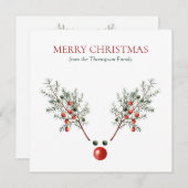 クリスマスレッドノーズのトナカイのパインベリー (正面/裏面)