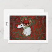 クリスマスレッドノーズトインデアムース シーズンカード (正面/裏面)