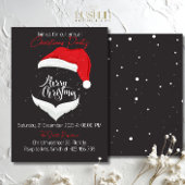 クリスマスレッドハットパーティー ホリデーセレブレーション 招待状