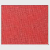 クリスマスレッドバーラップ ラッピングペーパー (フラット)