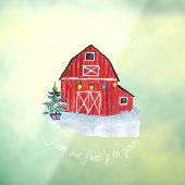 クリスマスレッドバーンカスタマイズ ウィンドウサイン (シート3)