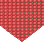 クリスマスレッドパフキルティング テーブルクロス (アングル)