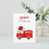 クリスマスレッドファイアートラッククリスマス シーズンポストカード (スタンド正面)