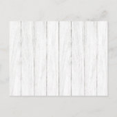 クリスマスレッドファームトラック4フォトホリデーカード ポストカード (裏面)