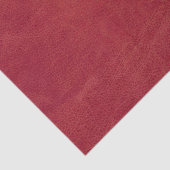 クリスマスレッドフェイクレザーテクスチャ 薄葉紙 (詳細)