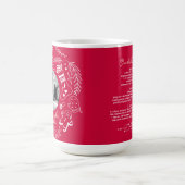 クリスマスレッドフォトホリデーベーキングファミリーレシピ コーヒーマグカップ (中央)