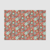 クリスマスレッドフローラホリデー 薄葉紙 (正面)