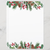 クリスマスレッドベリーとピネコーン (正面/裏面)