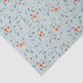 クリスマスレッドベリーパターモダンントレンディーグレー 薄葉紙 (詳細)