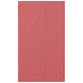 クリスマスレッドホリデースノーフレークパターエレガントン テーブルクロス (正面)