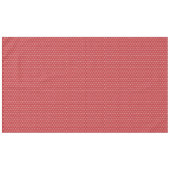 クリスマスレッドホリデースノーフレークパターエレガントン テーブルクロス (正面(横))