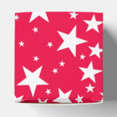 クリスマスレッドホワイターズエレガントテンプレート フェイバーボックス (上部)