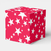 クリスマスレッドホワイターズエレガントテンプレート フェイバーボックス (裏面サイド)