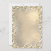 クリスマスレッドボールボウ、ワイングラス会社のパーティー 招待状 (裏面)