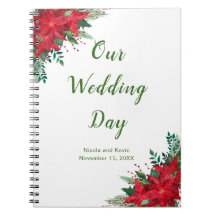 クリスマスレッドポインセティシアフラワーズウェディングプランナー