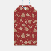 クリスマスレッドマグカップ誕生日ギフトラベル ギフトタグ (裏面)