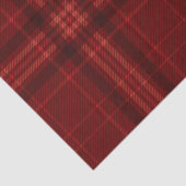 クリスマスレッドマルーンプレイドパターン 薄葉紙 (詳細)