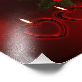 クリスマスレッドリース フォトプリント            (角)