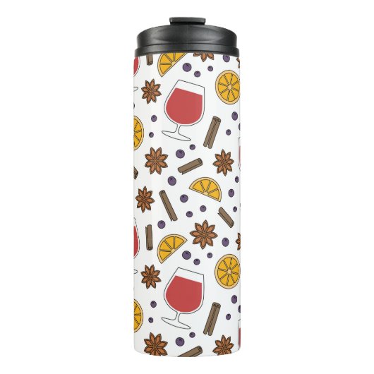 クリスマスレッドワインの成分 タンブラー (正面)