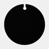 クリスマスレッドワイングラスSanta Hat メタルオーナメント (裏面)