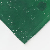 クリスマスレッドヴィンテージトラックバッファロープレイド名の追加 フリースブランケット (角)