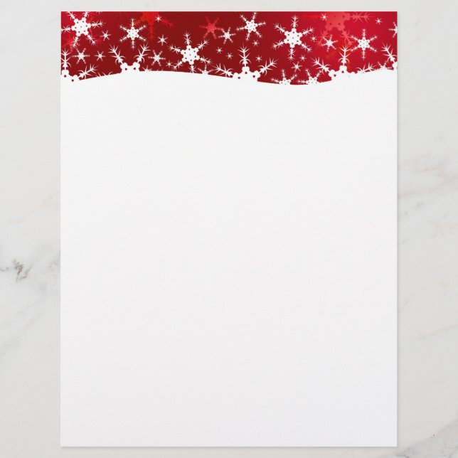 クリスマスレッド冬の雪片 (正面)