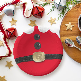 クリスマスレッド小妖精や小人サンタスーツホリデーパーティー ペーパーボウル