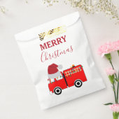 クリスマスレッド消防車 フェイバーバッグ (封をした状態)