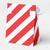 クリスマスレッド白ストライプ党のお気に入りボックス フェイバーボックス (裏面サイド)