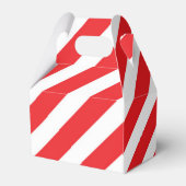 クリスマスレッド白ストライプ党のお気に入りボックス フェイバーボックス (裏面サイド)