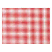 クリスマスレッド白パター市松模様にンホームデコール テーブルクロス (正面(横))