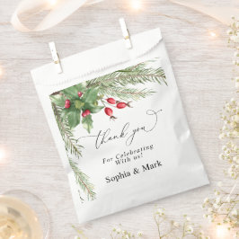クリスマスレッド結婚ベリー フェイバーバッグ